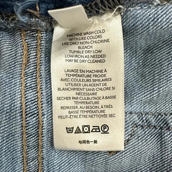 Anthropologie Pilcro Jeans 25 Slim Boyfriend Side Stripe Distressed Stretch - Picture 9 of 10